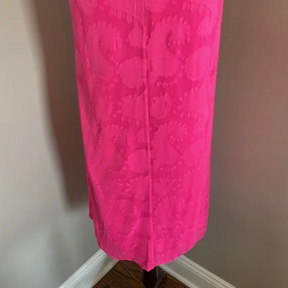 LILLY PULITZER hot pink dress Kristine Halter - Picture 8 of 10